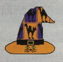 Kcd1202 Black Cat Witch's Hat 1