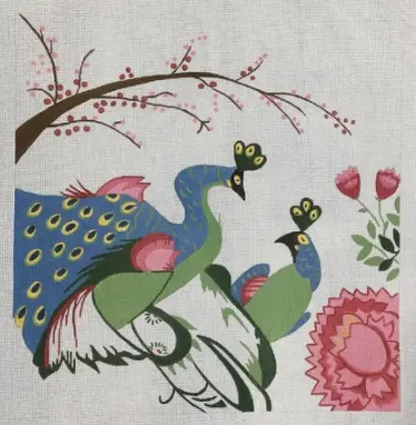 Kcd4016 Peacocks In Love - Large 1