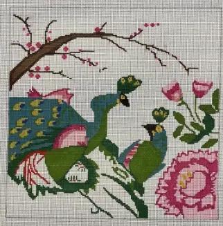 Kcd4016b Peacocks In Love - Small 1