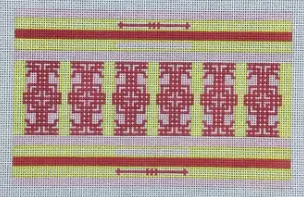 Kcd4182py The Dale Clutch - Pink And Yellow 1