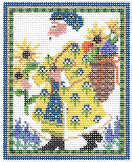Kcn1323 Blue Provence Mini Santa 1