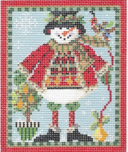 Kcn1910 Elegant Snowman - 18 Mesh 1