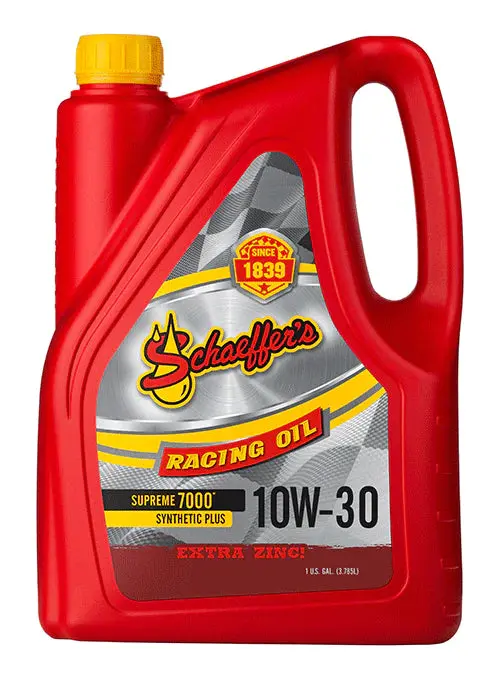 Schaeffer Manufacturing Co. 0709-006S Supreme 7000 Synthetic Plus Racing Engine Oil, 10W-30, 1-Gallon Bottle 1