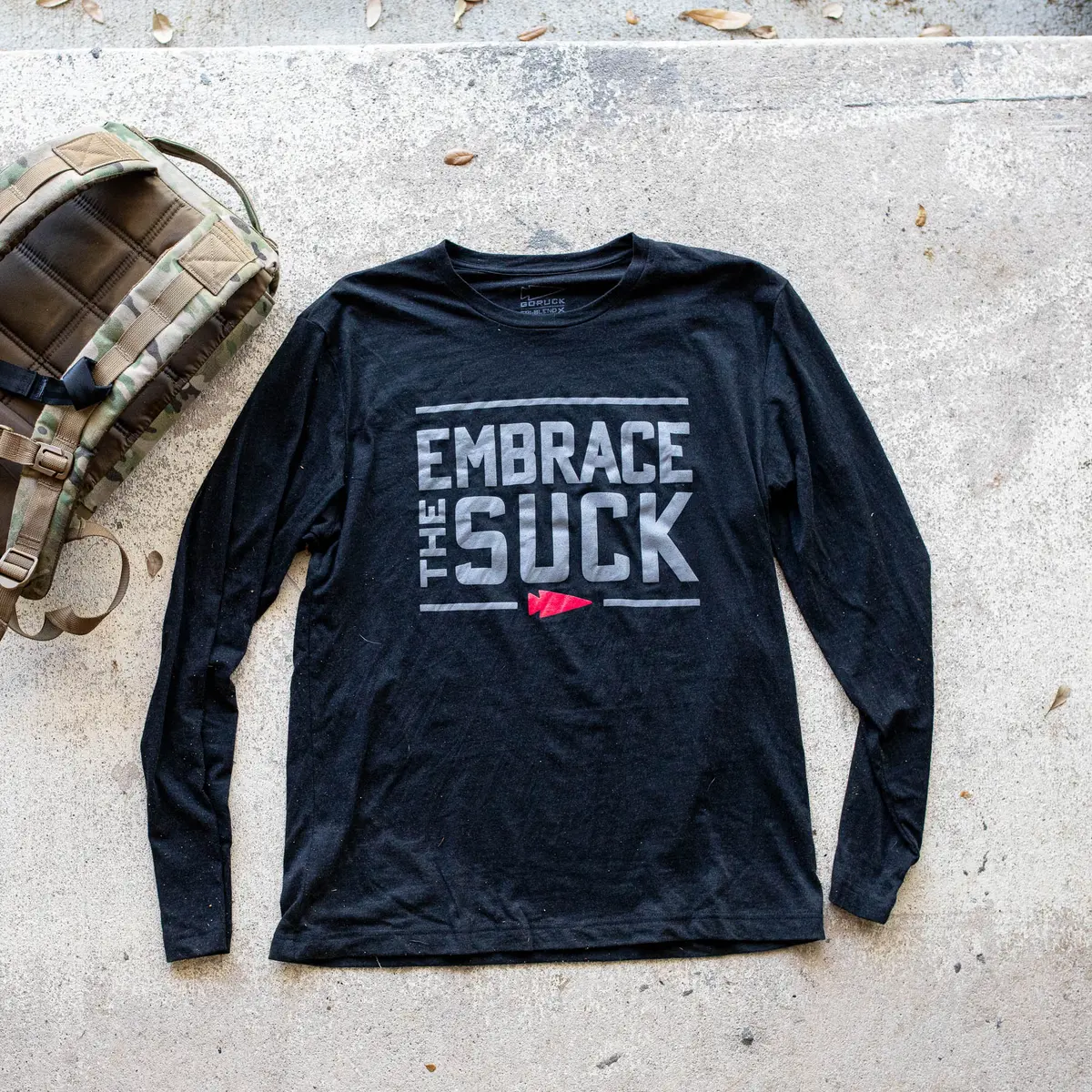 Men's Embrace The Suck Long Sleeve - Tri-Blendx 1