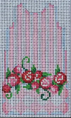 Ts209 Stripes And Roses And Harlequin Mini Shift Dress 1