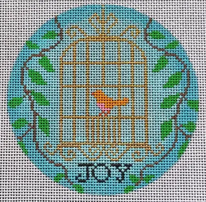 N128a Spring Sentiments - Joy Birdcage 1