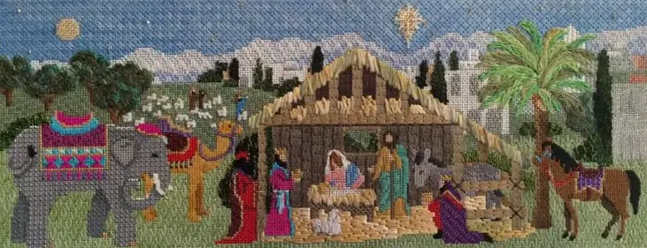 Nativity Stable Stitch Guide 1