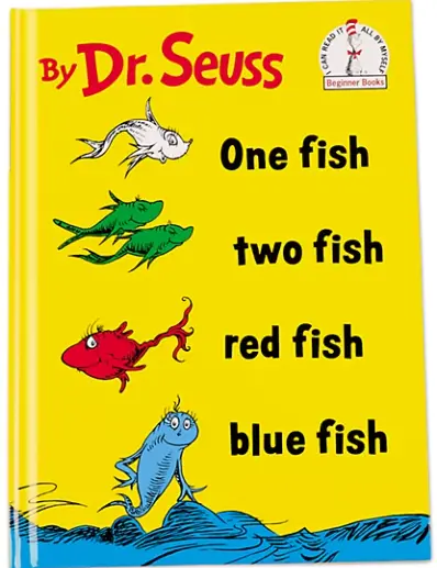 One Fish, Two Fish, Red Fish, Blue Fish By Dr. Seuss 1
