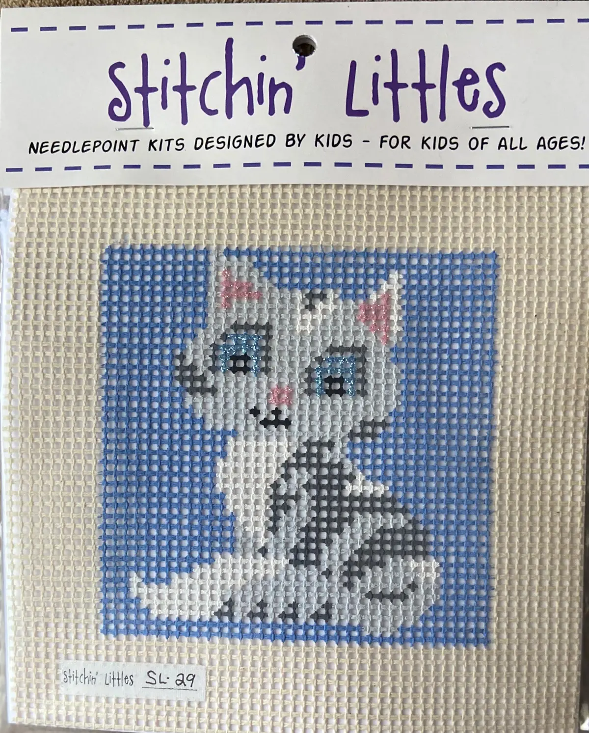 Sl-29 Pretty Kitty Stitchin Little 1