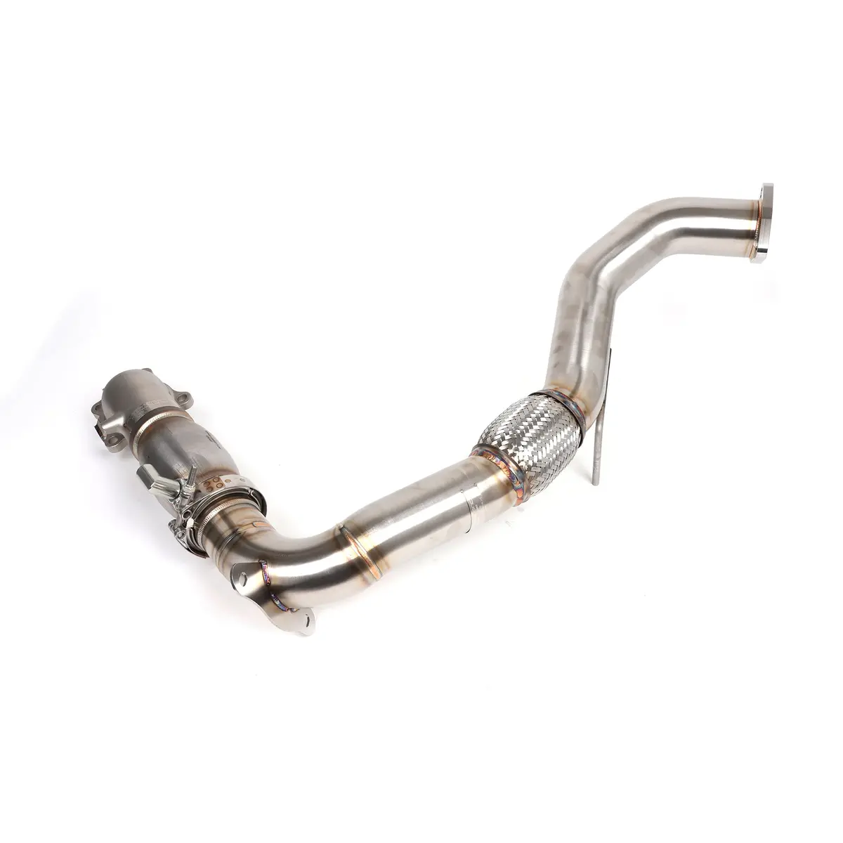 Rv6 Catted Downpipe/Front Pipe Combo For 16-21 Civic 1.5T 1