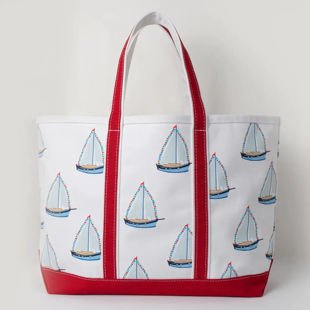 Large Sailboats Tote 1