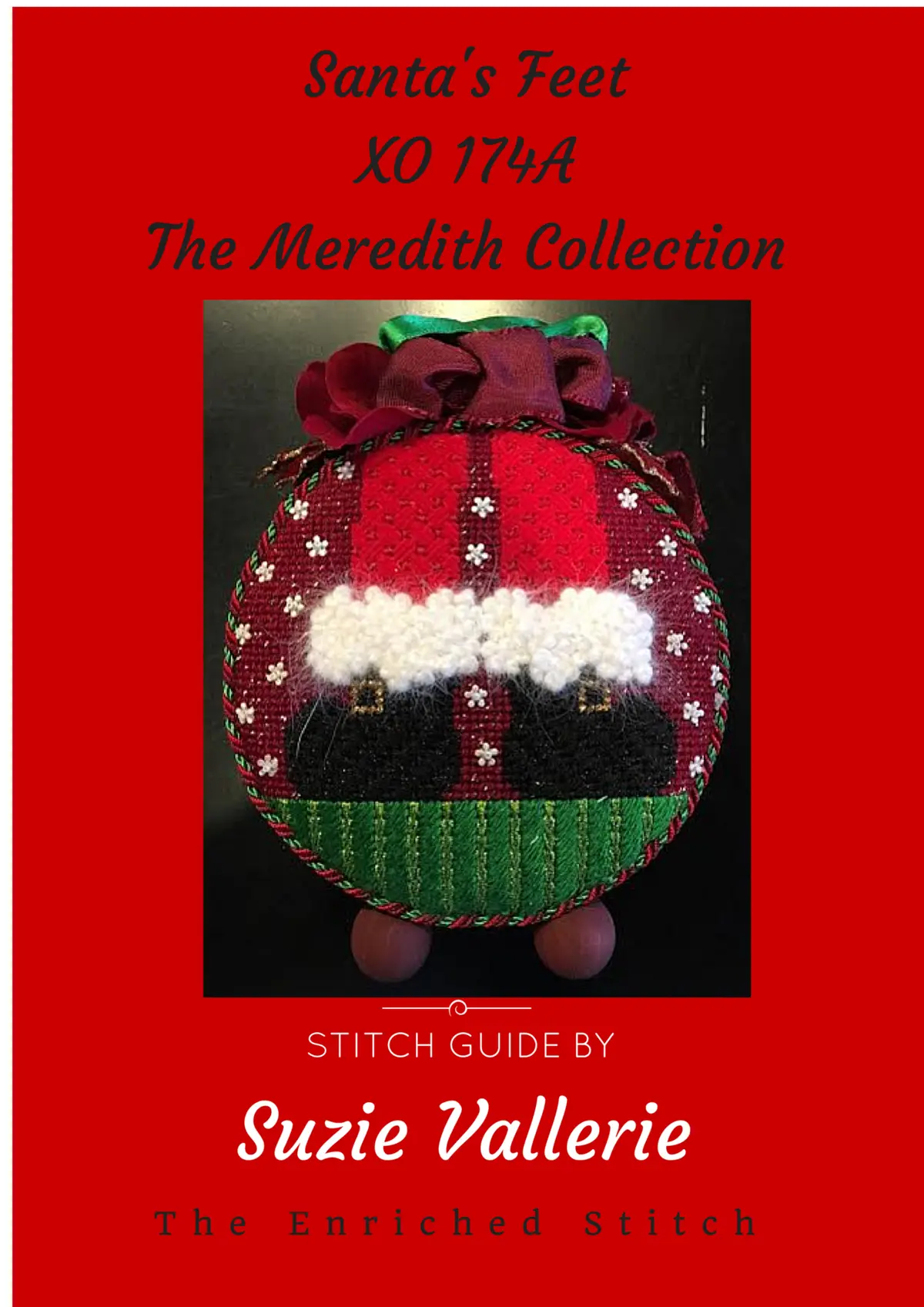 Santa Feet Stitch Guide 1