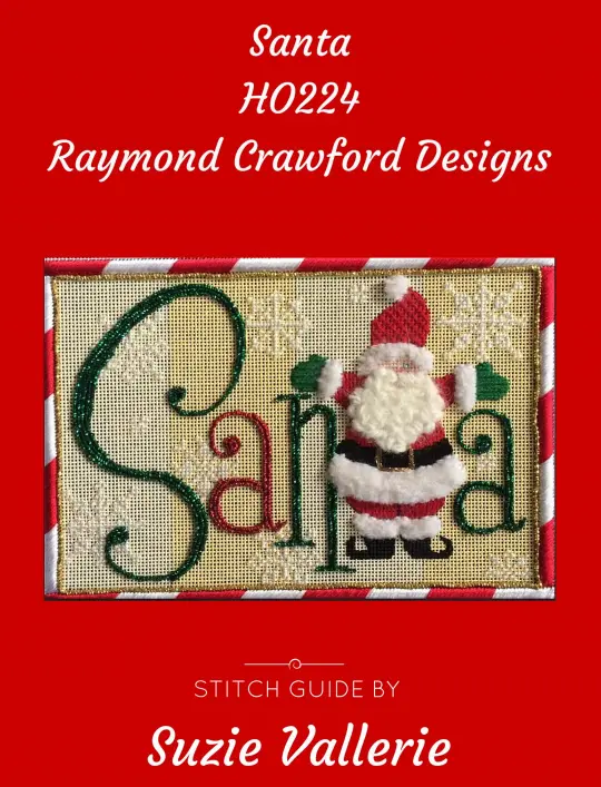Ho224 Santa Sign Stitch Guide 1