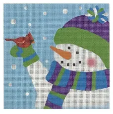 Sn53 Jax Snowman With Cardinal 1
