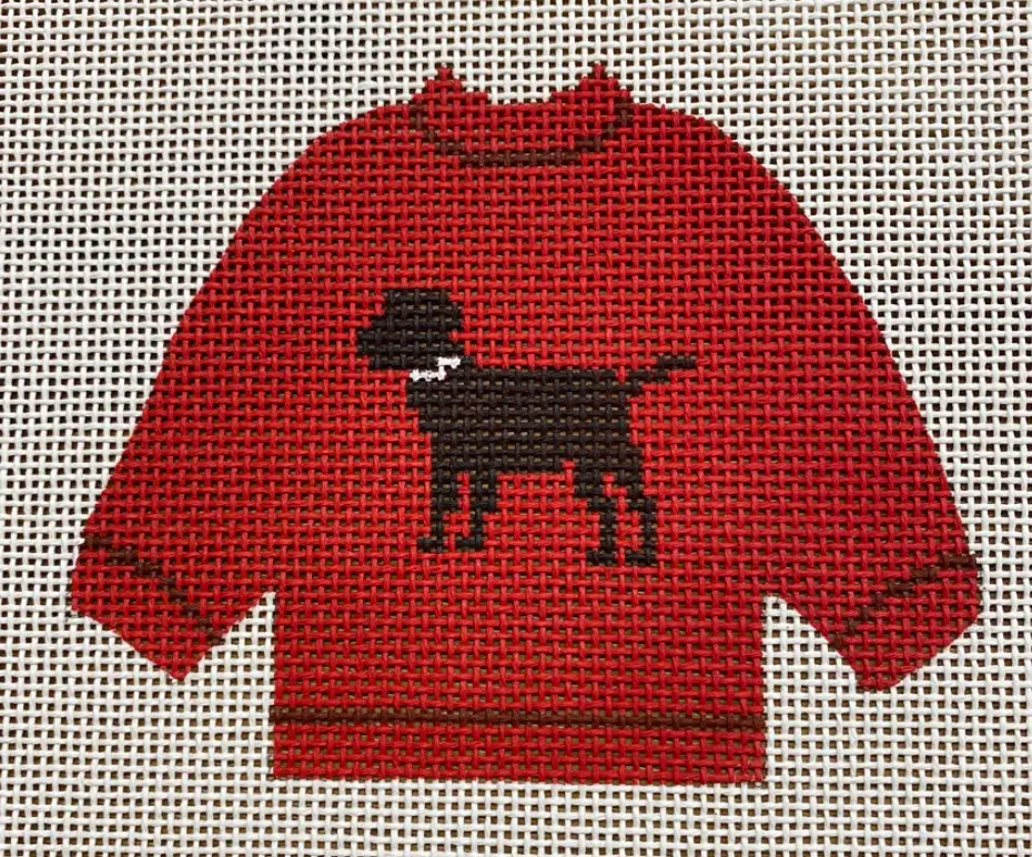 Si1-115 Black Lab Pullover Sweater 1