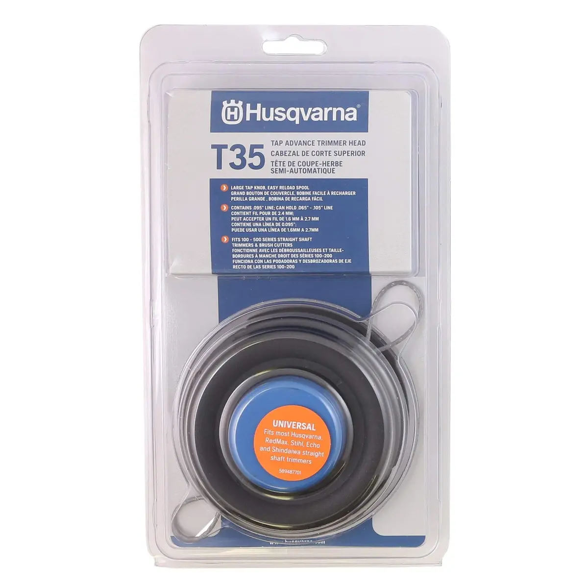 Husqvarna T35 Tap N' Go Universal Trimmer Head 1