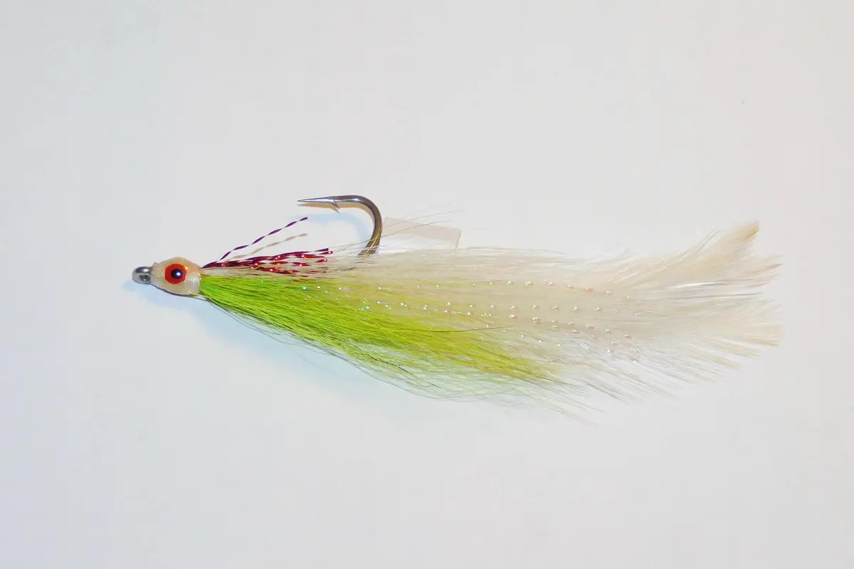 Deceiver Surf Fly Green/White, Size #2 1