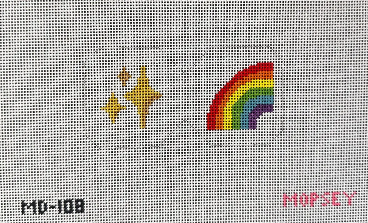 Md-108 Scissor Fob -Rainbow Sparkle 1