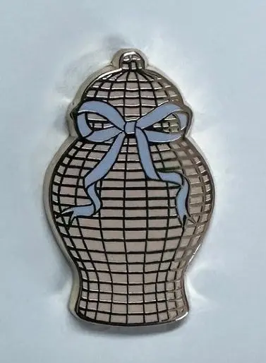 Rattan Ginger Jar Needle Minder 1