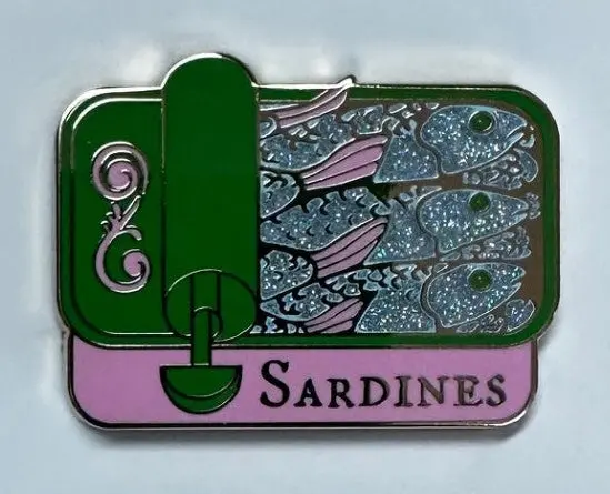 Pink And Green Sardine Can Needle Minder 1