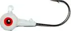 Jig Head 1/8Th Ounce White With Red Eyes (5 Ct) 1