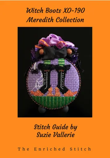 Xo-174L Witch Boots Stitch Guide 1