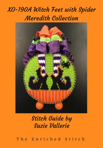 Xo-190A Witch Feet With Spider Stitch Guide 1