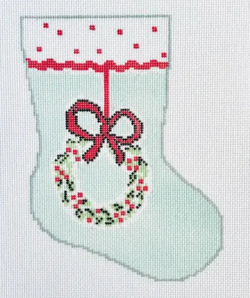 Bs73 Wreath Mini Stocking 1