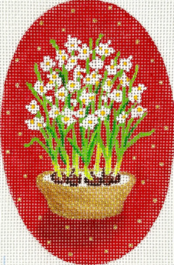 Xm-183 Paperwhites In Gold Bowl 1