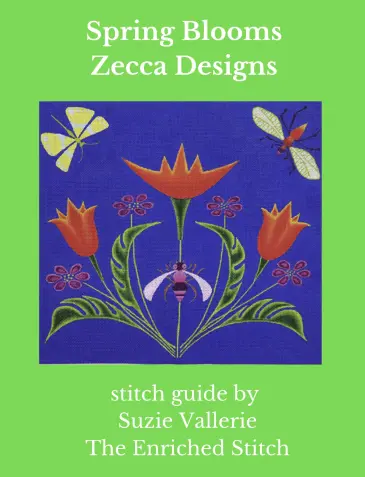 Ze874 Spring Blooms Stitch Guide 1