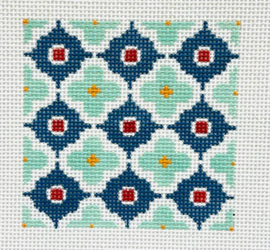 Zs-88 Teal Moroccan Tile 1