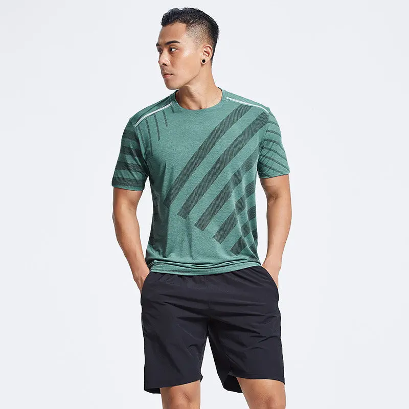 Men's Short-Sleeved Sports Suit T-Shirt 1
