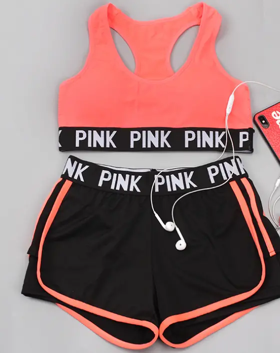 Women's Two-Piece Running Set – Coordinated Gym Suit