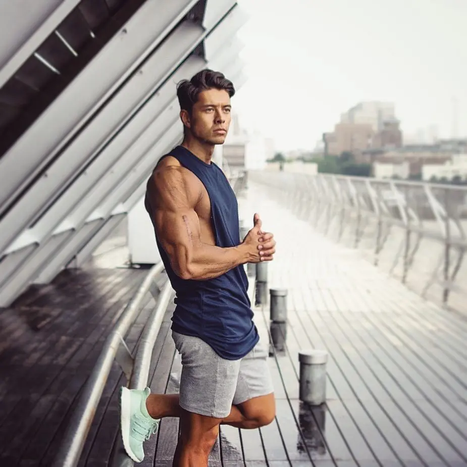 Men's Sports Running Workout Sleeveless Vest 1