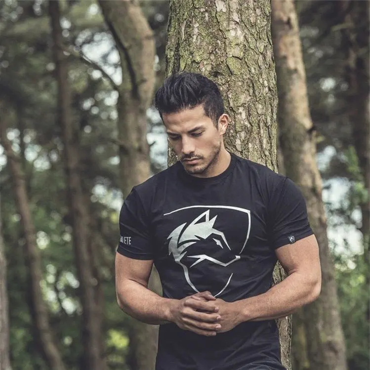 Men's Gothic Fitness Workout Fashion Shirt 5