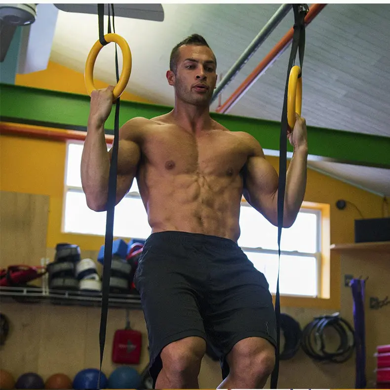 Rings Fitness Training Pull-Ups 1