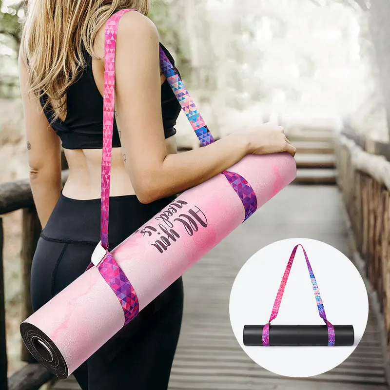 Pure Cotton Yoga Mat Strap Elastic Band 1