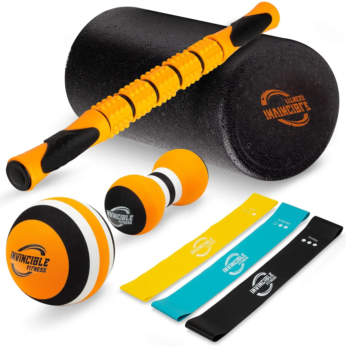 Invincible Fitness Foam Roller Set 1