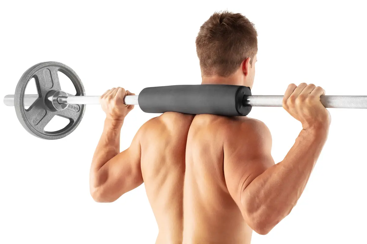 Protective Weight Bar Pad With Hook-And-Loop Velcro Closure 1