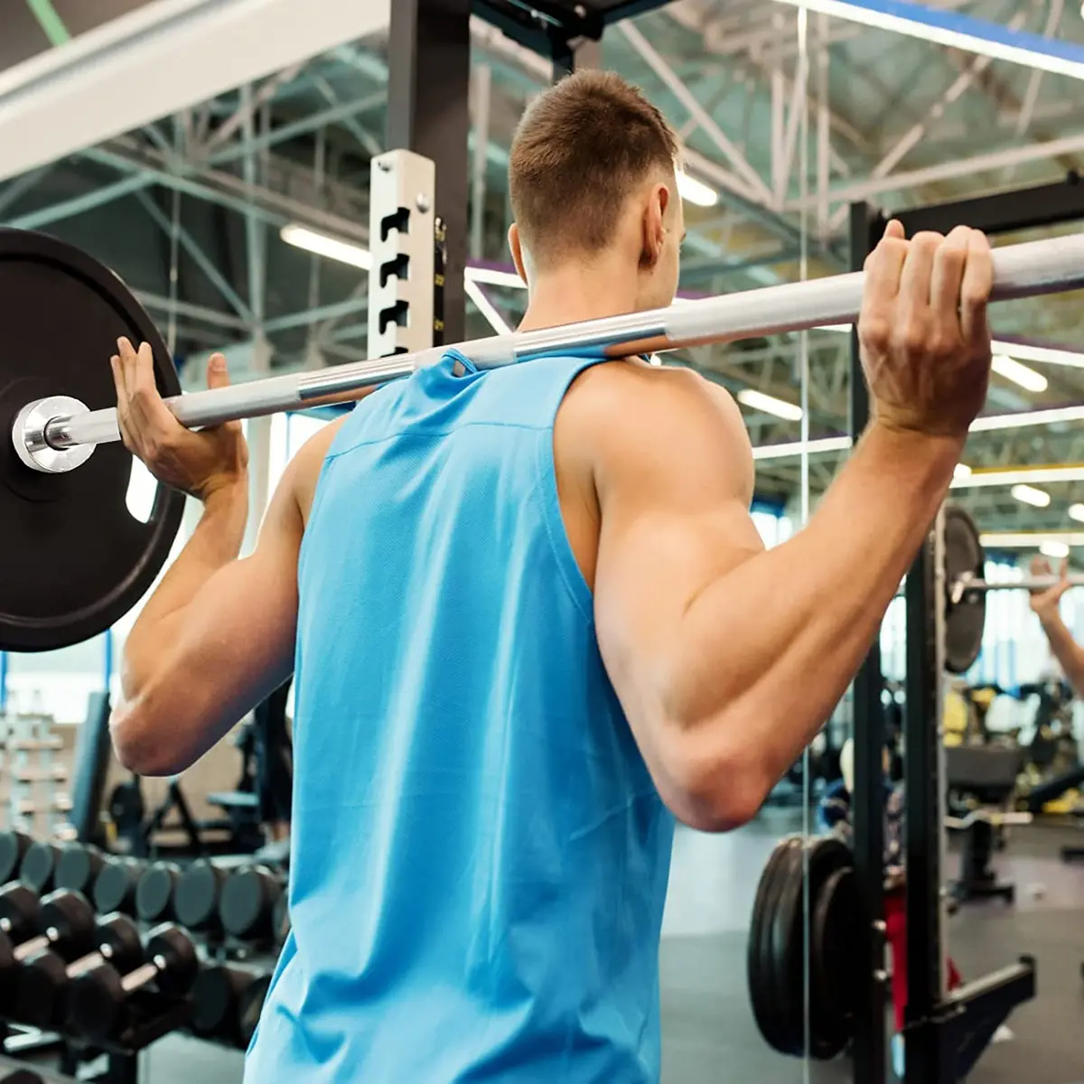 7Ft Olympic Weight Barbell Bench Press Squat Bar 1