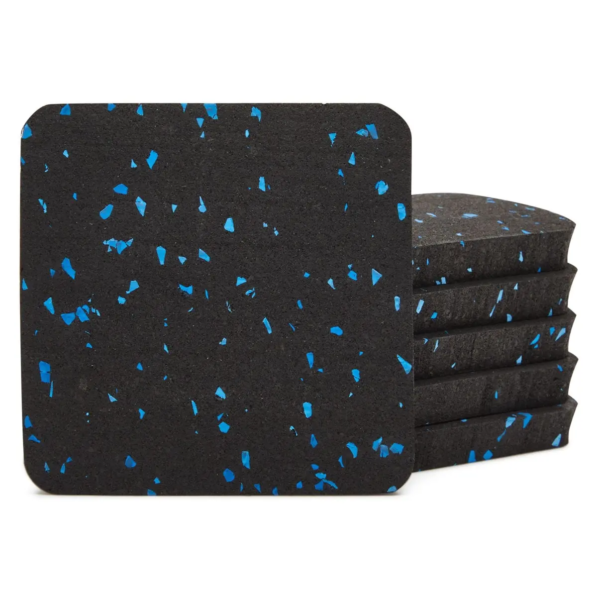 6 Pcs Exercise Equipment Rubber Mats For Home Gym Floor Cover Pads 1