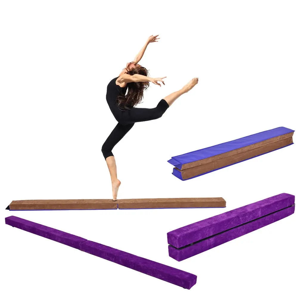 7 Feet Teenager Gymnastics Training Folding Balance Beam 1