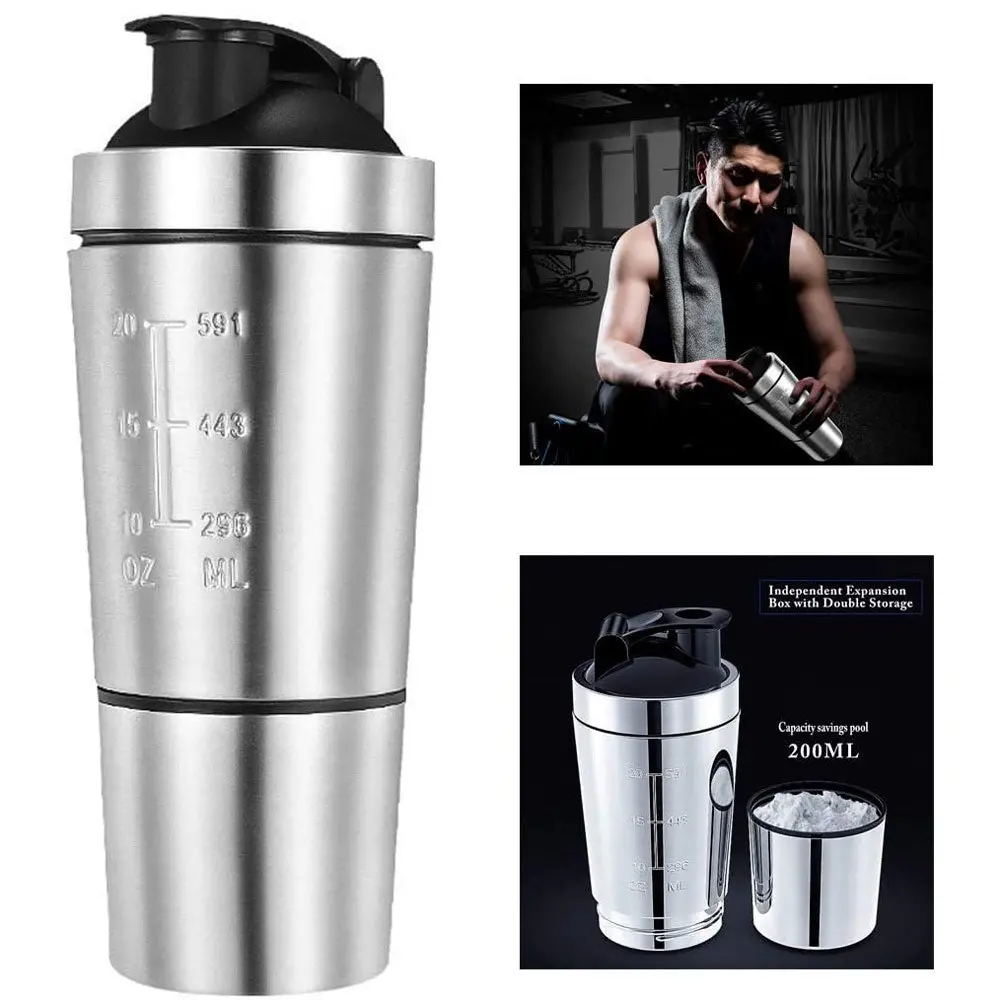 Protein Powder Water Bottle Sport Shaker 1