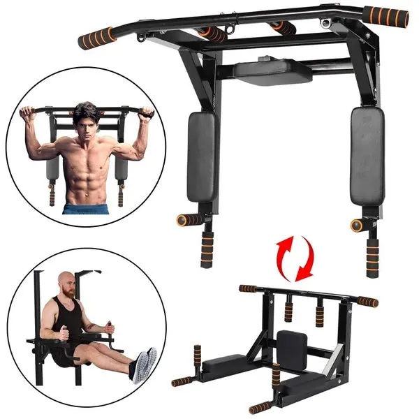 Wall Mounted Pull Up Bar Indoor Workout 1