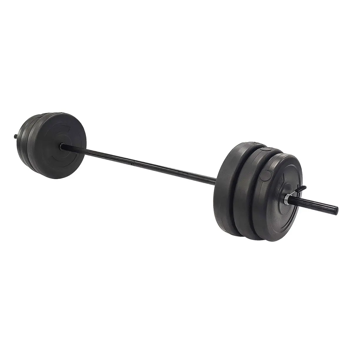 Barbell Vinyl Weight Lifting Set, 100 Pounds 1
