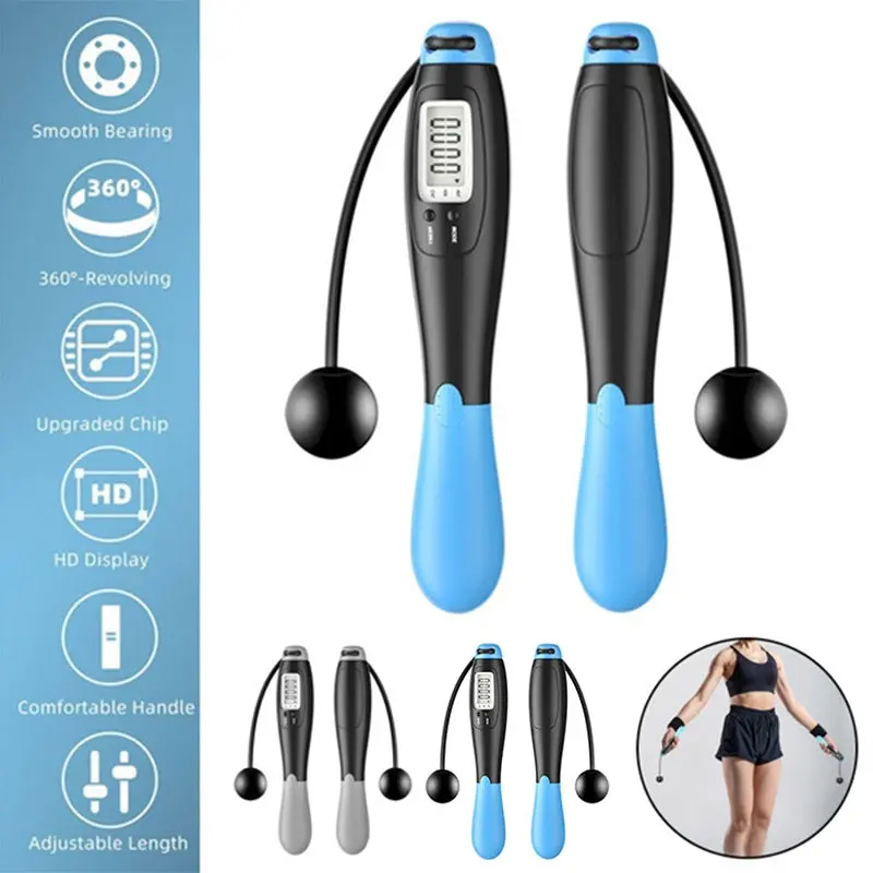 Electronic Digital Jumping Rope Fitness Body Building 1