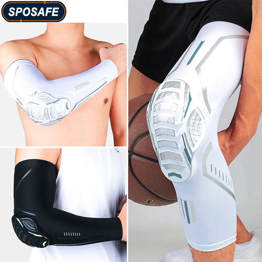 Elbow Knee Brace Arm Leg Sleeves Sports Support Guard 1