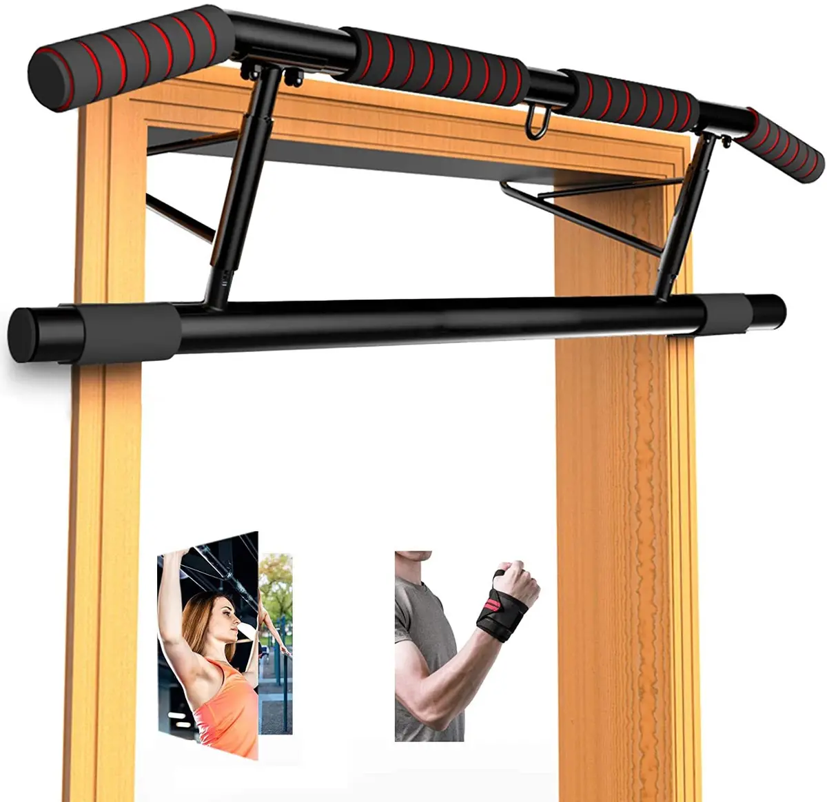 Pull Up Bar Doorway W. Ergonomic Grip 1
