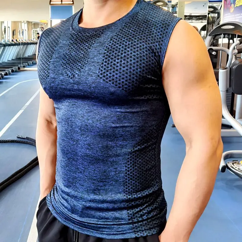 Men's Quick Dry Running Vest Fitness Vest 3