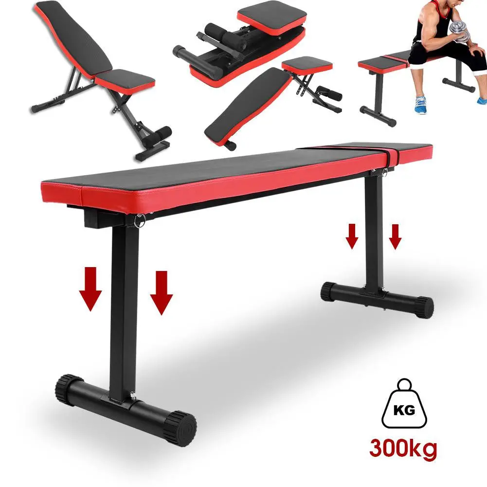 Dumbbell Weight Lifting Fitness Flat Stool Equipment 1
